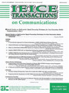 IEICE TRANSACTIONS ON COMMUNICATIONS封面